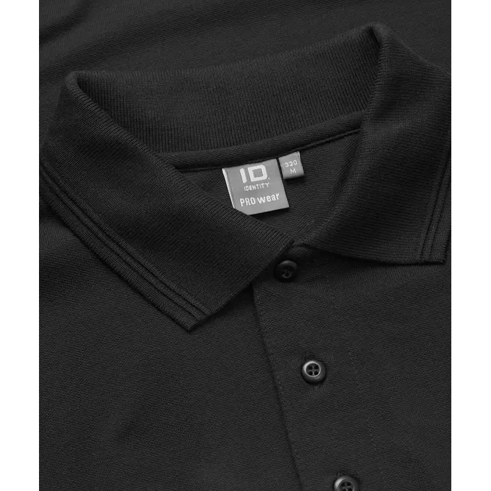ID PRO Wear Polo shirt with chest pocket, Black, large image number 3