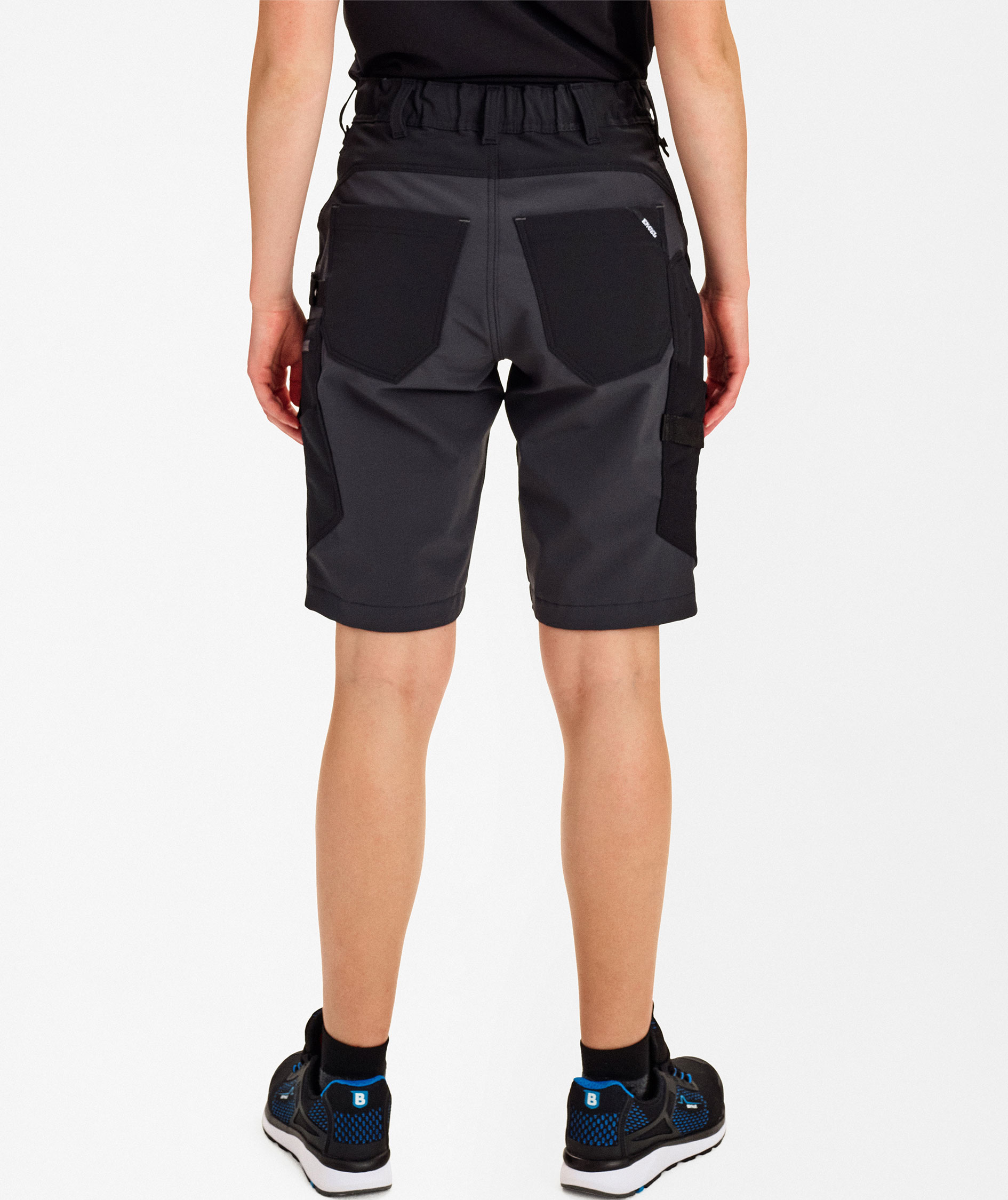 Engel Entire women's work shorts full stretch, Black/Anthracite Grey, large image number 3