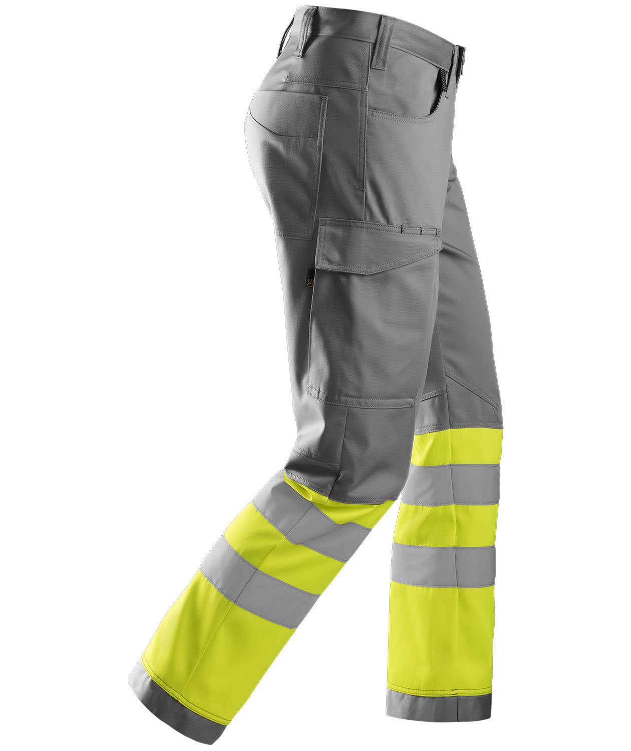 Snickers work trousers 6900, Grey/Yellow, large image number 3