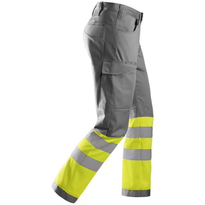 Snickers work trousers 6900, Grey/Yellow, large image number 3