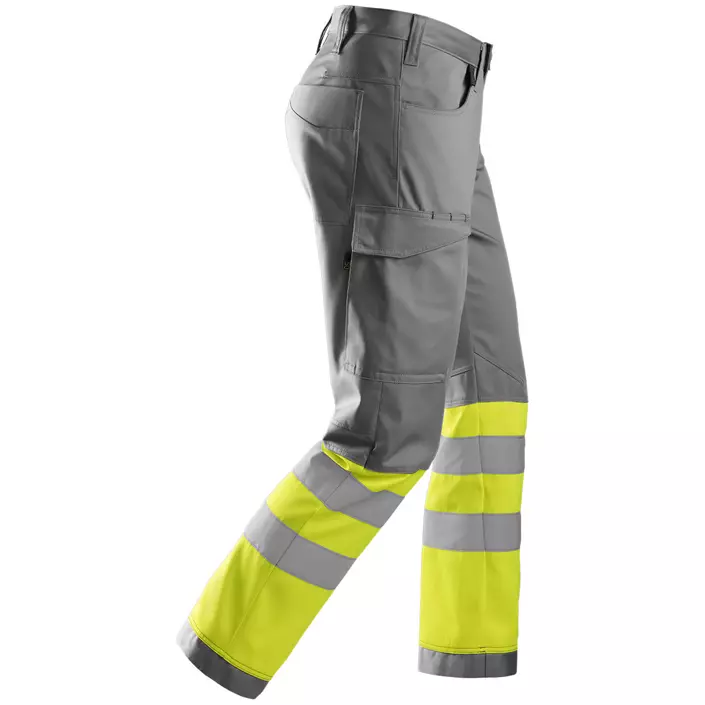 Snickers work trousers 6900, Grey/Yellow, large image number 3