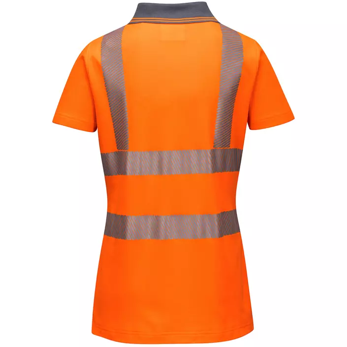 Portwest women's Pro polo shirt, Hi-vis Orange, large image number 1