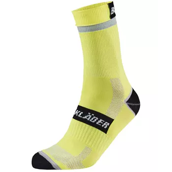 Blåkläder functional socks, Hi-Vis Yellow