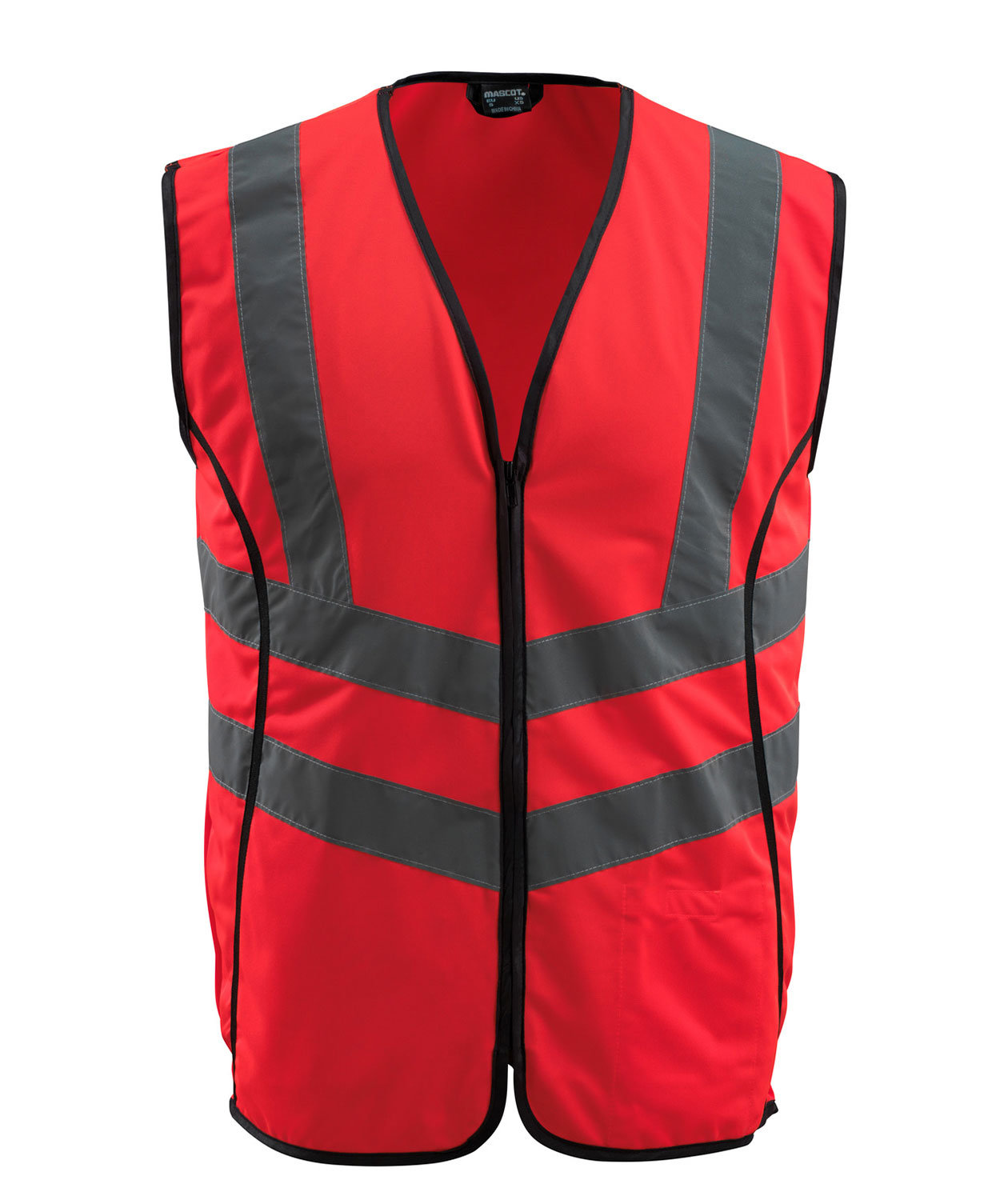 Mascot Safe Supreme Wingate trafikvest, Hi-Vis R&oslash;d, large image number 0