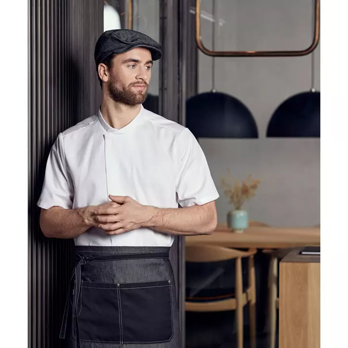Kentaur Tencel short-sleeved  chefs-/server jacket, White, large image number 1