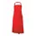 Toni Lee Kron bib apron with pocket, Red, Red, swatch
