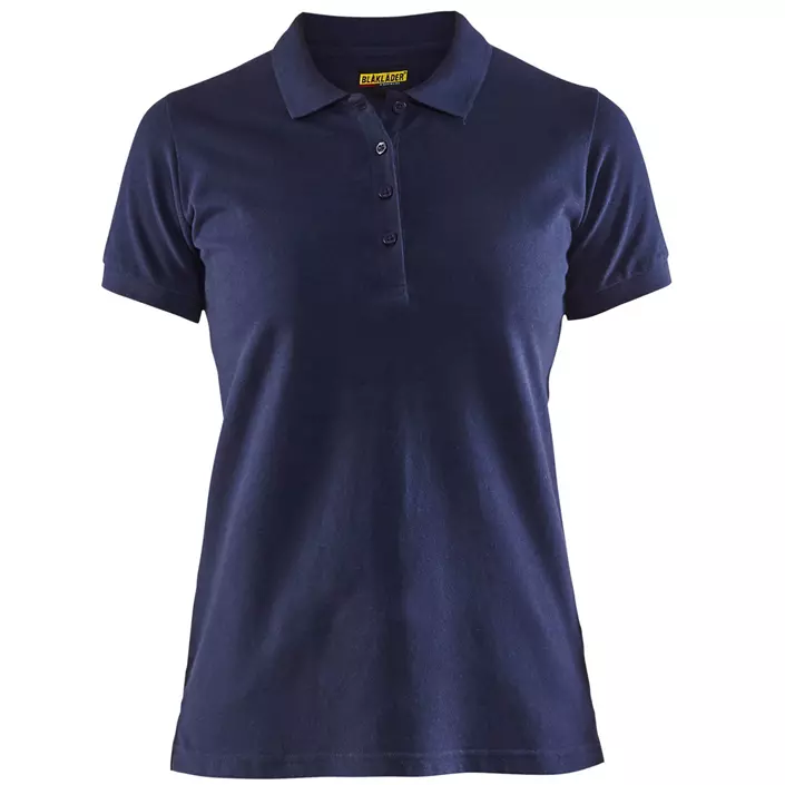 Blåkläder dame polo T-shirt, Marine, large image number 0