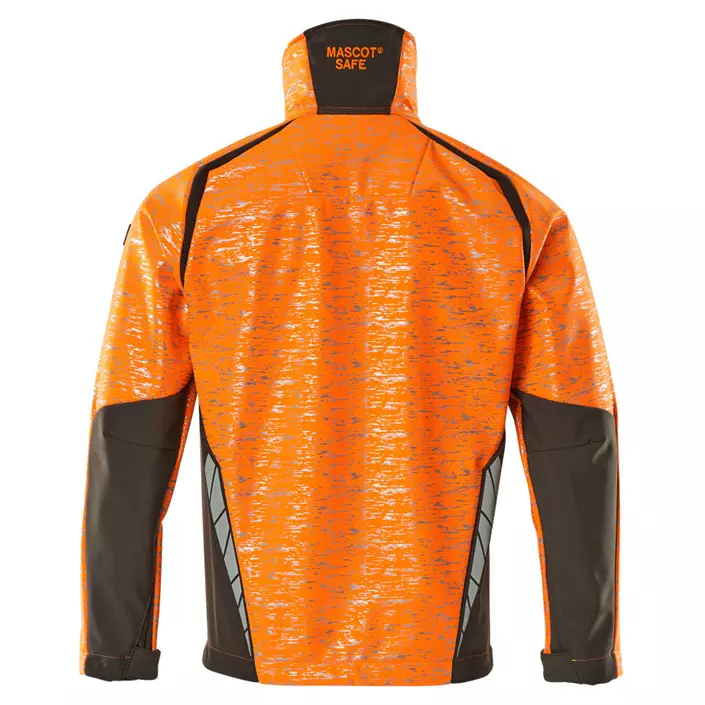 Mascot Accelerate Safe softshell jacket, Hi-vis Orange/Dark anthracite, large image number 1