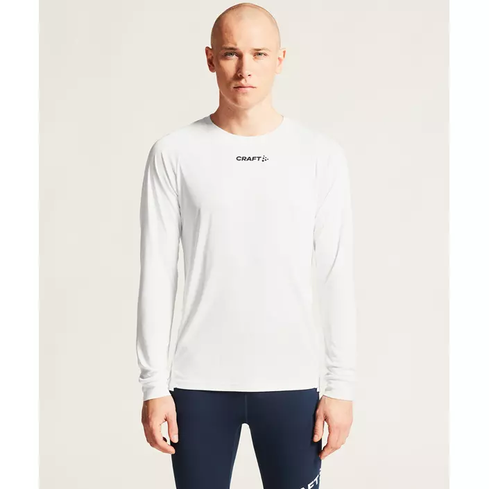 Craft Rush 2.0 Langarm T-shirt, White, large image number 1