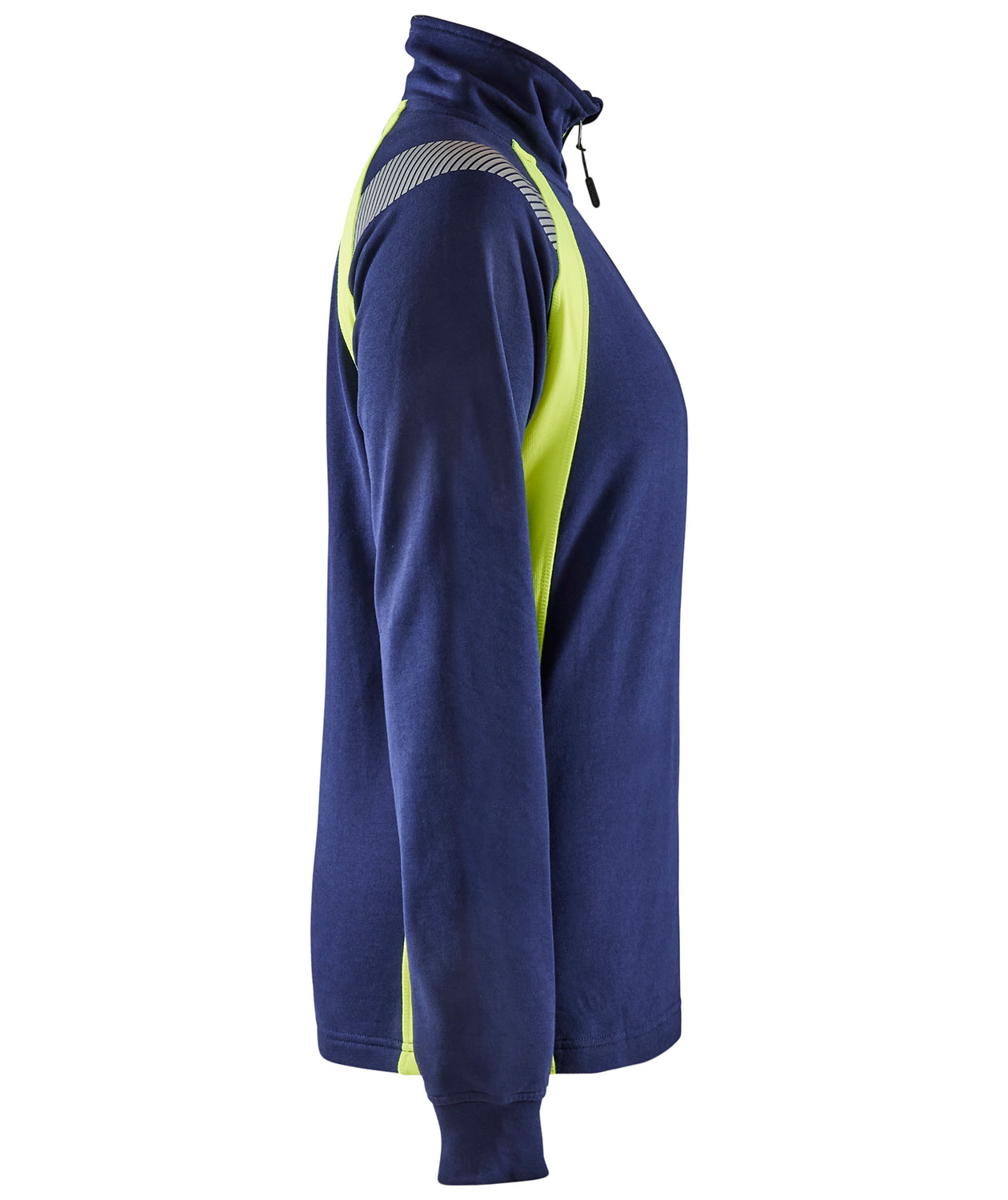 Bl&aring;kl&auml;der women&acute;s sweatshirt, Marine/Hi-Vis yellow, large image number 2