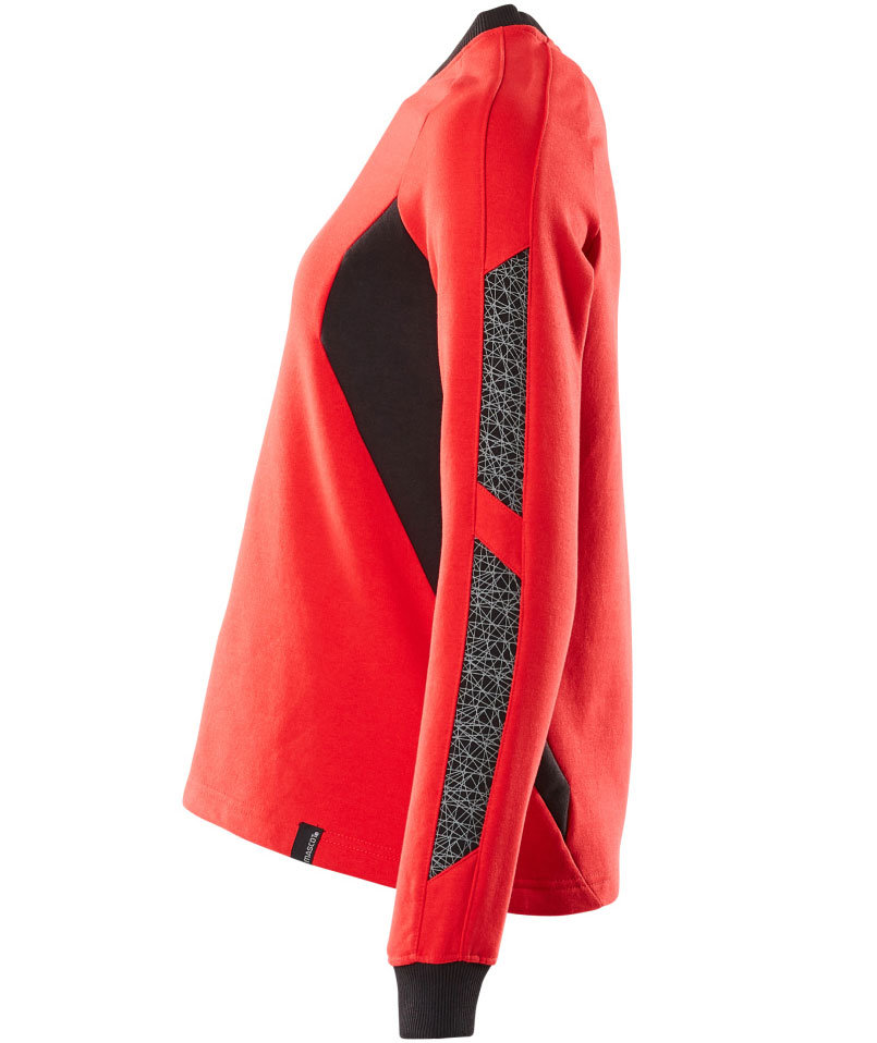 Mascot Accelerate dame sweatshirt, Signal r&oslash;d/svart, large image number 2