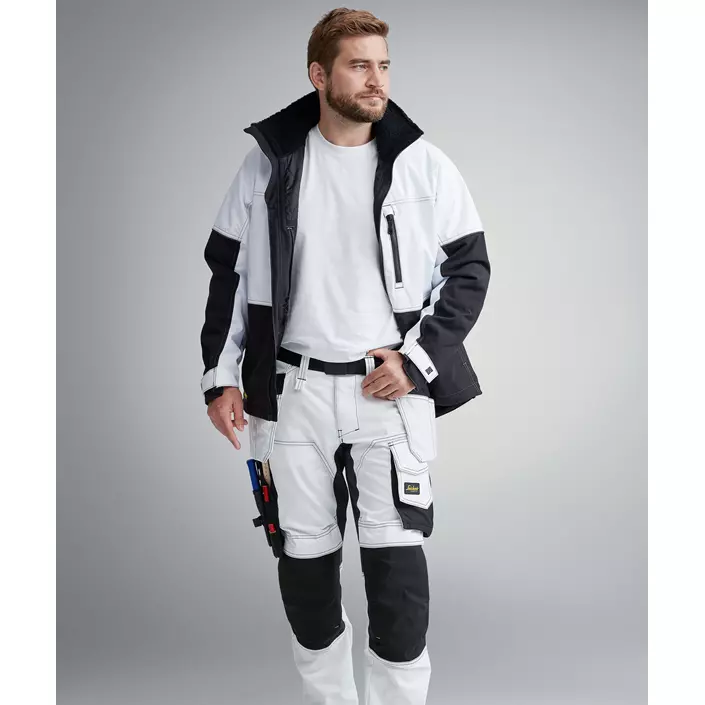 Snickers AllroundWork winter jacket 1148, White/Black, large image number 5