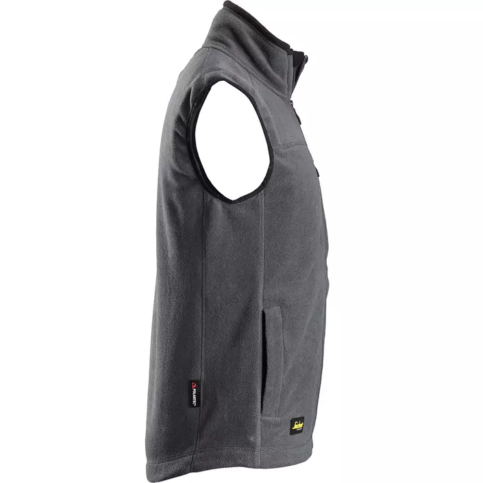 Snickers AllroundWork fleece vest, Steel Grey/Black, large image number 3
