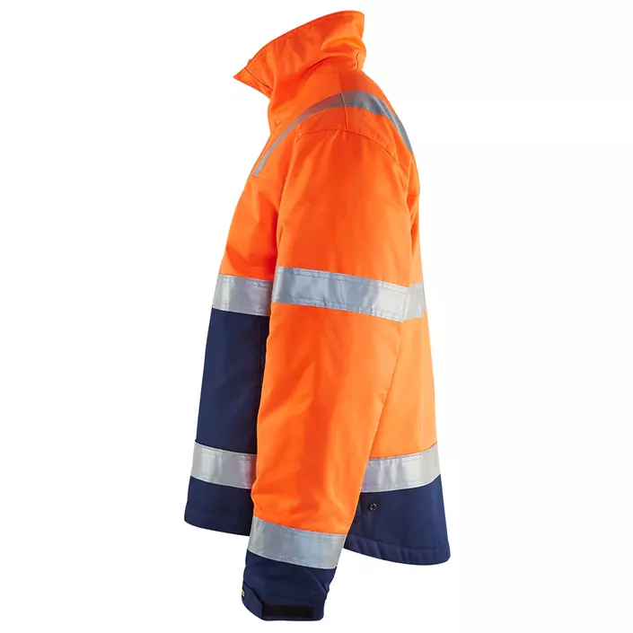 Blåkläder arbetsjacka vinter, Orange/Marinblå, large image number 3