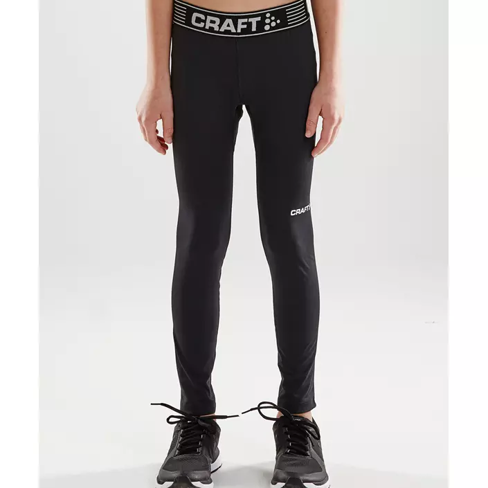 Craft Pro Control Compression tights til børn, Black, large image number 1