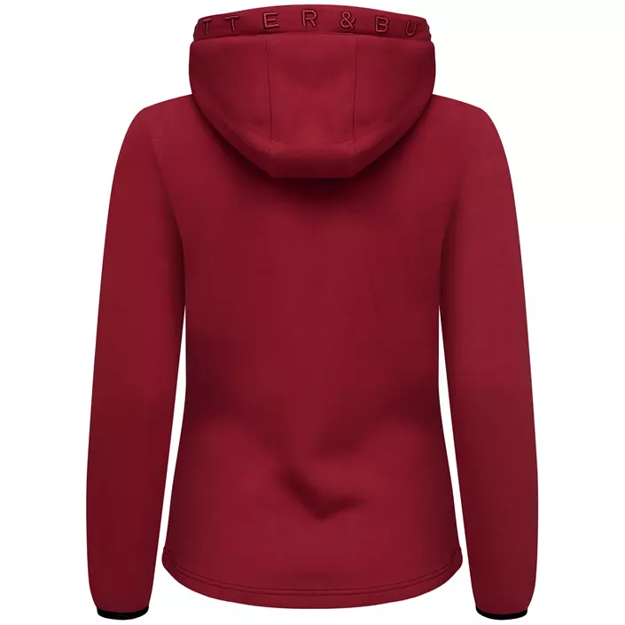 Cutter & Buck Pemberton hoodie dam, Vinröd, large image number 1