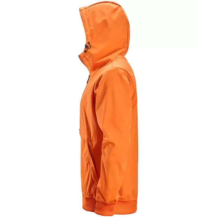 Snickers FlexiWork Windblocker softshell hoodie 8400, Warm Orange, large image number 3