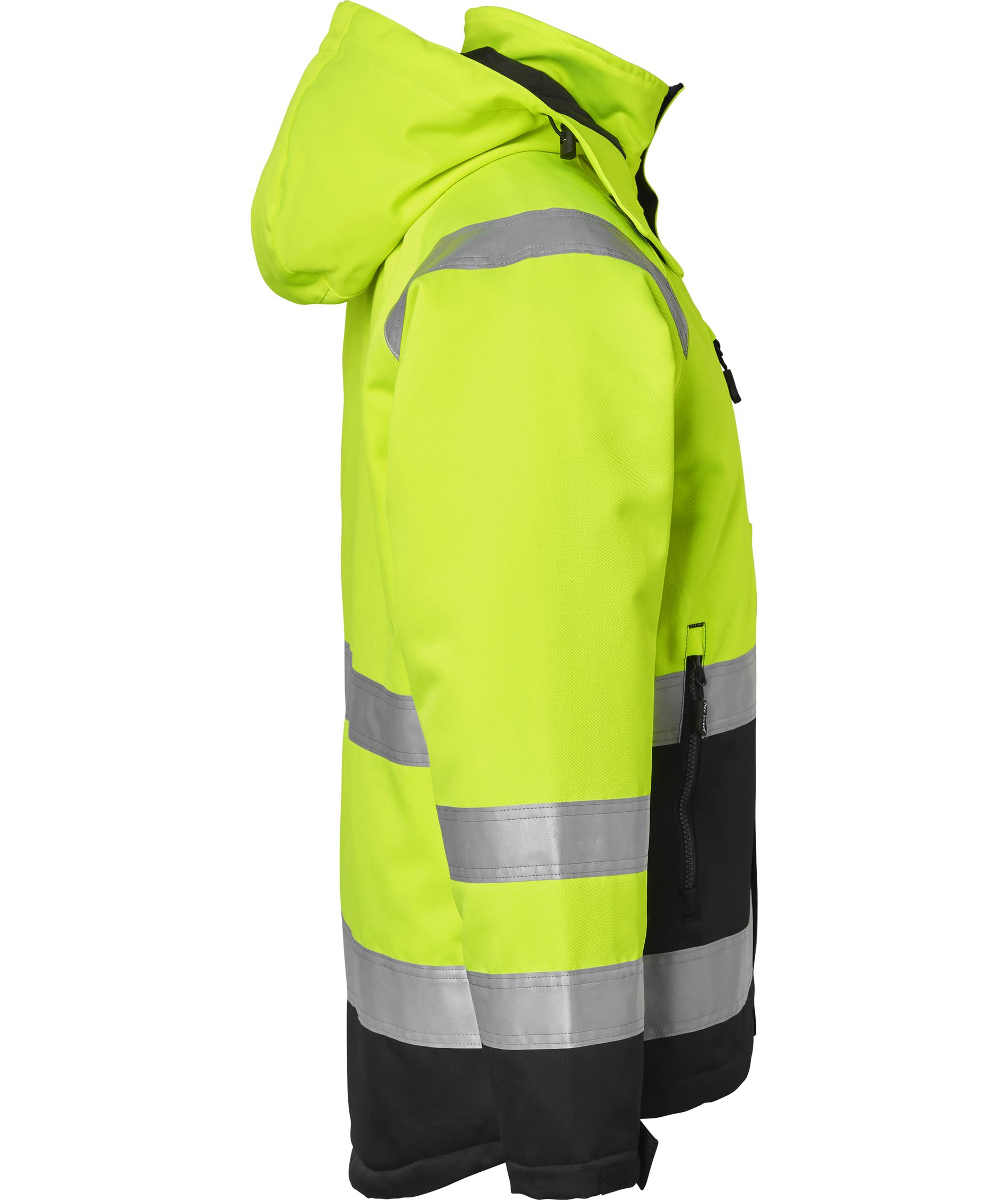 Top Swede winter jacket 131, Hi-vis Yellow/Black, large image number 2