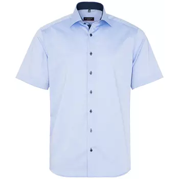 Eterna Fein Oxford Modern fit short-sleeved shirt, Blue