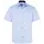 Eterna Fein Oxford Modern fit short-sleeved shirt, Blue, Blue, swatch