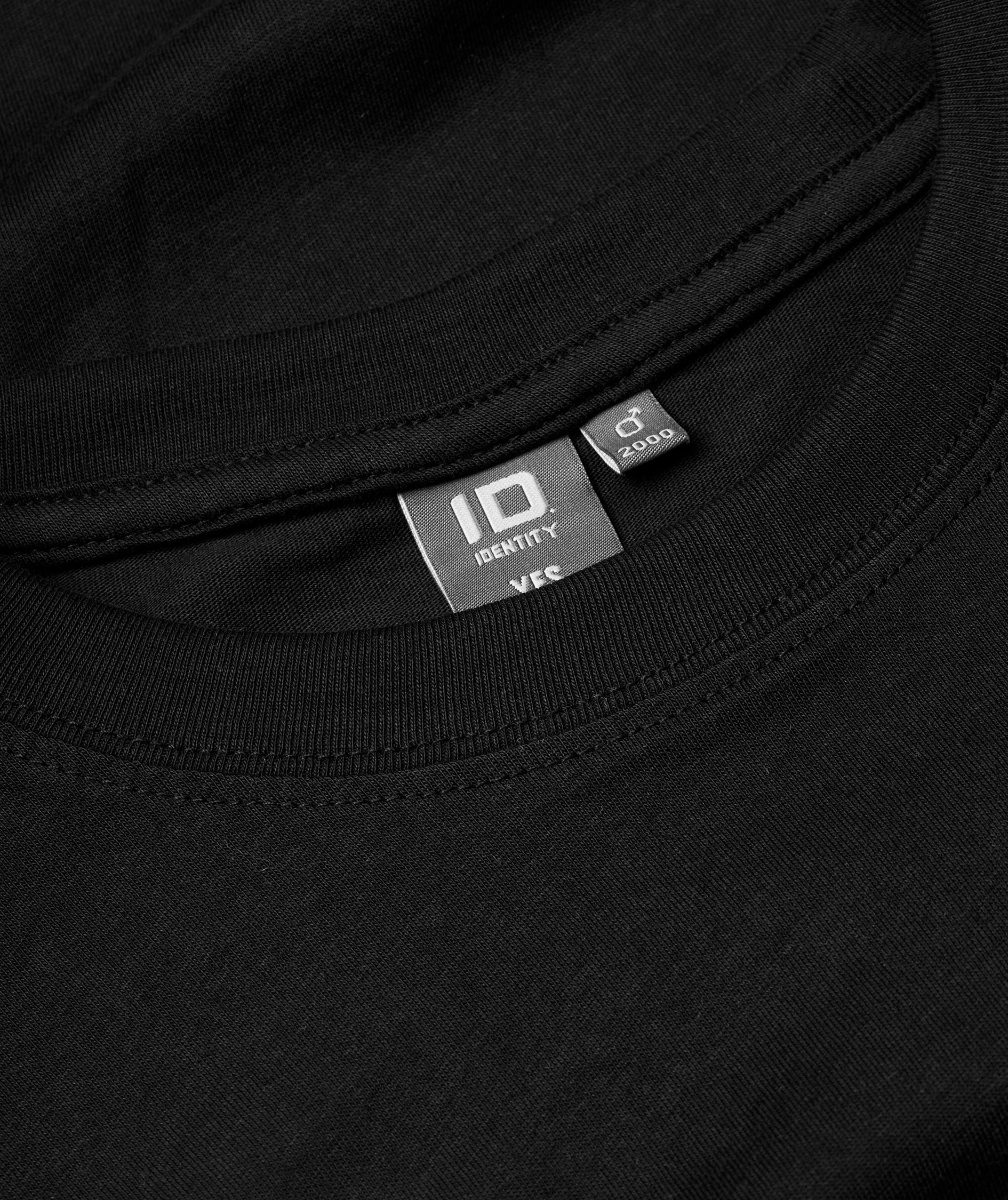 ID Yes T-shirt, Black, large image number 3