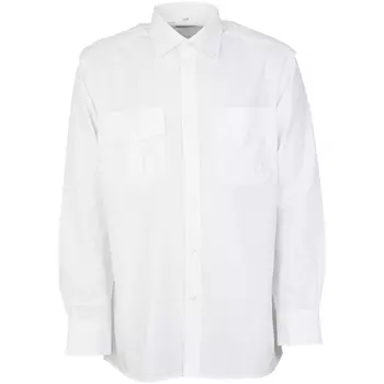 Angli Classic Fit uniformsskjorte, Hvid