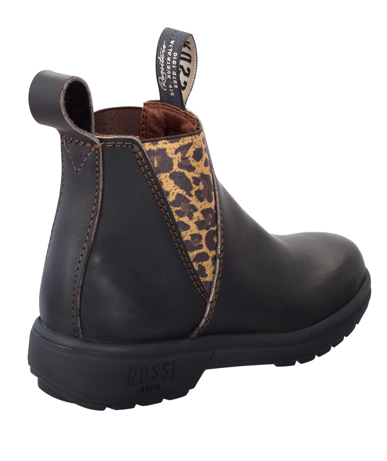 Rossi Endura 343 Leopard women's boots, Black, large image number 2