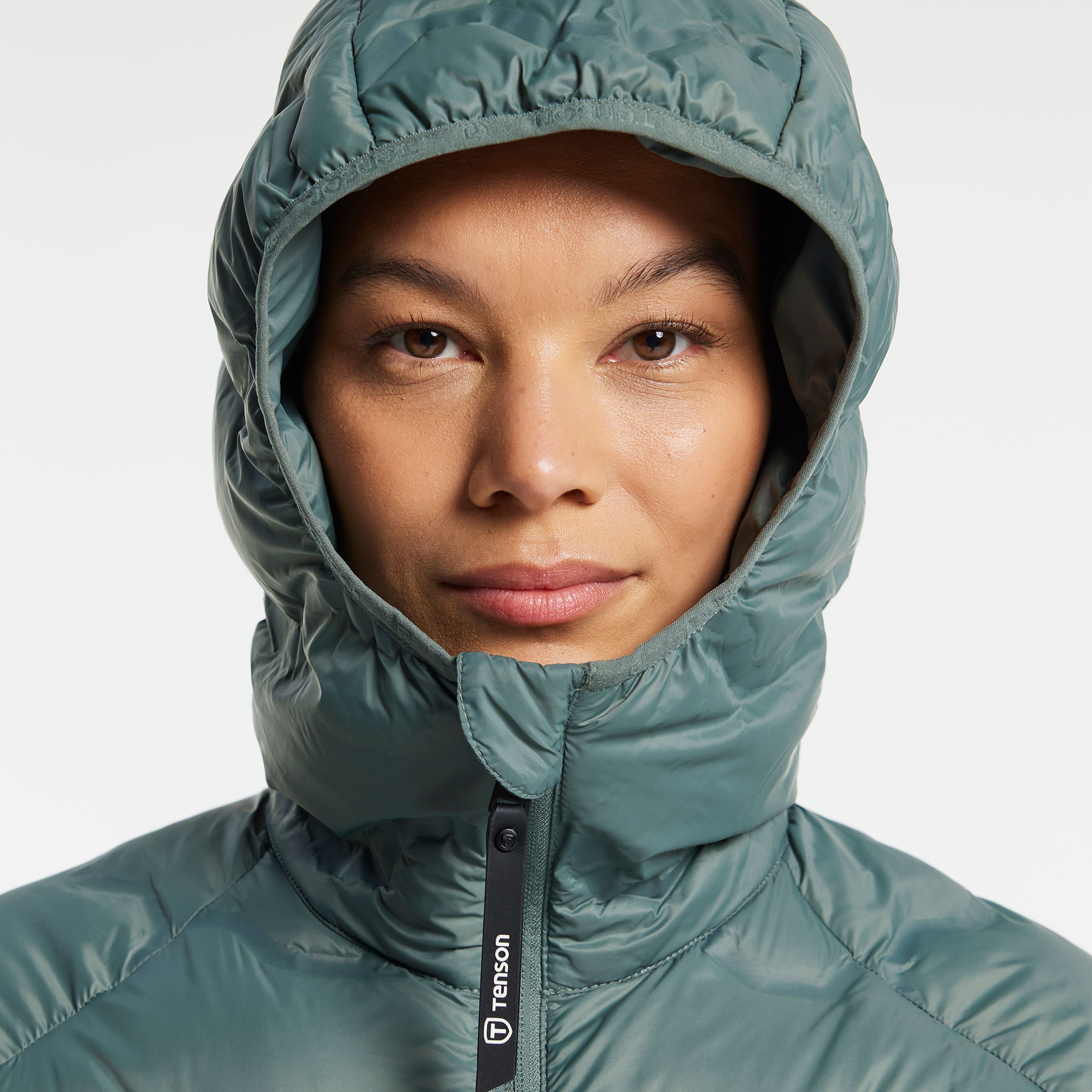 Tenson TXlite Shibui women's down jacket, Grey Green, large image number 5