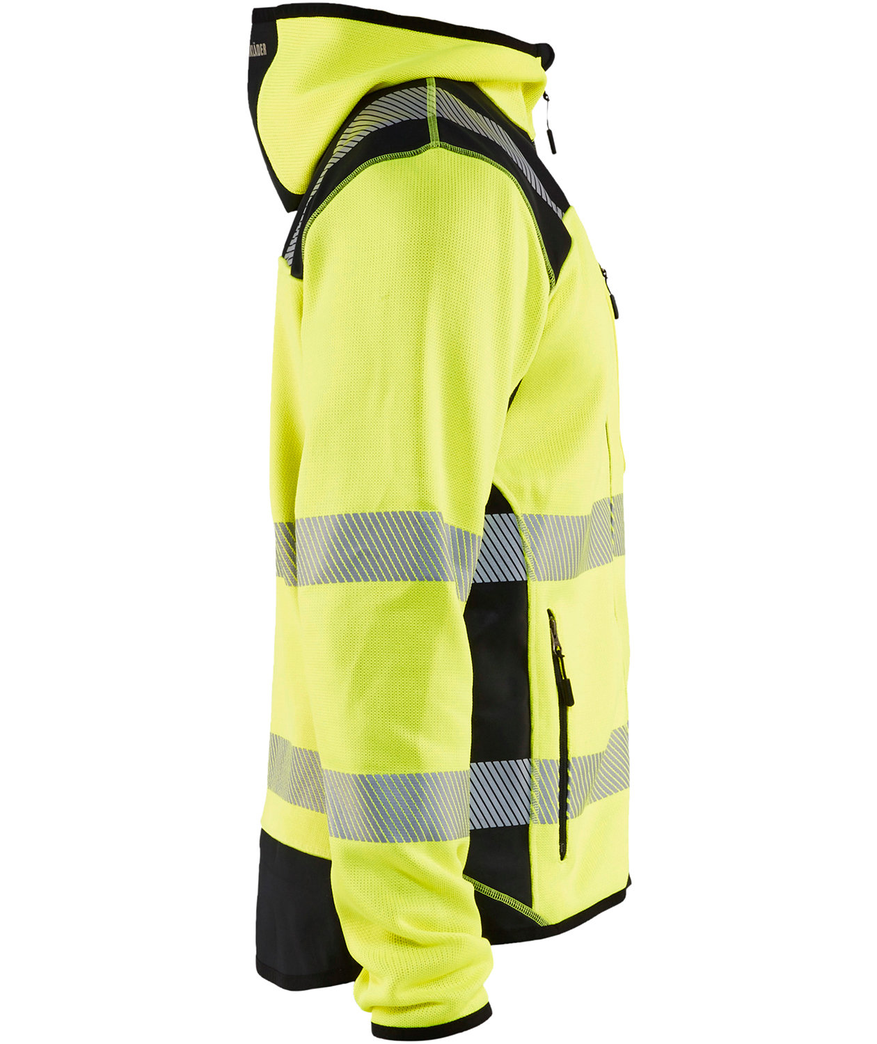 Bl&aring;kl&auml;der knitted softshell jacket, Hi-vis Yellow/Black, large image number 3