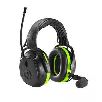 Hellberg Secure Synergy multi-point høreværn med Bluetooth, Sort/Grøn