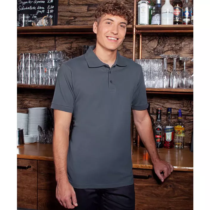 Karlowsky Basic polo T-shirt, Anthracite, large image number 1