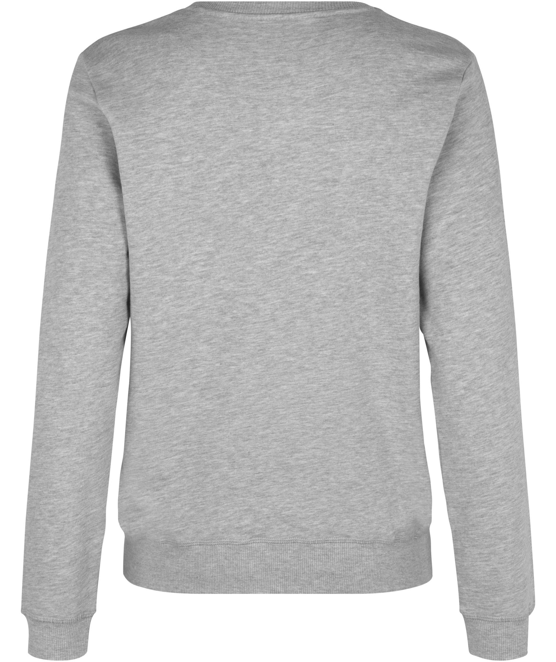 ID Bio Damen Sweatshirt, Hellgrau Melange, large image number 2