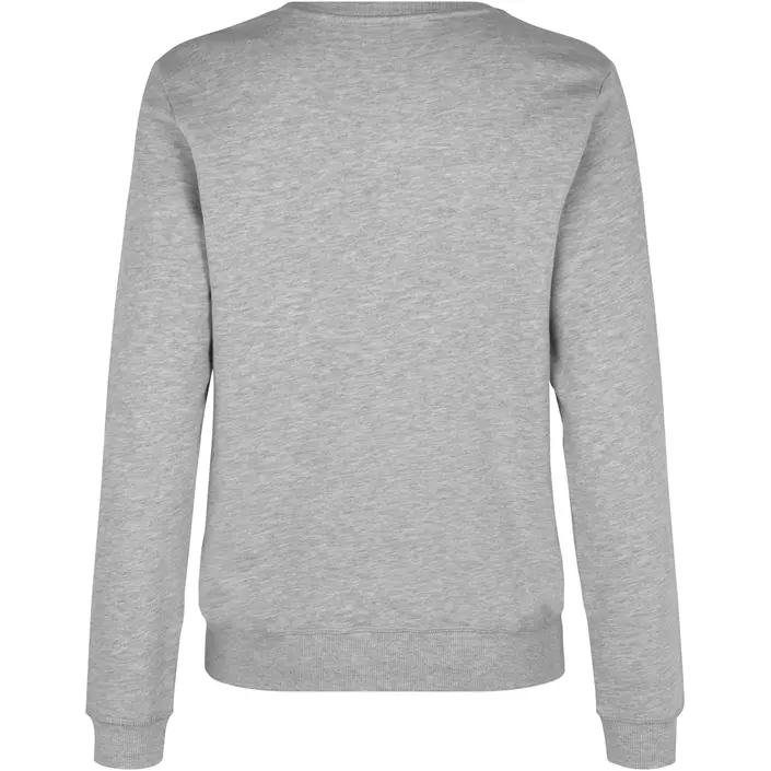 ID økologisk dame sweatshirt, Lys grå Melange, large image number 2