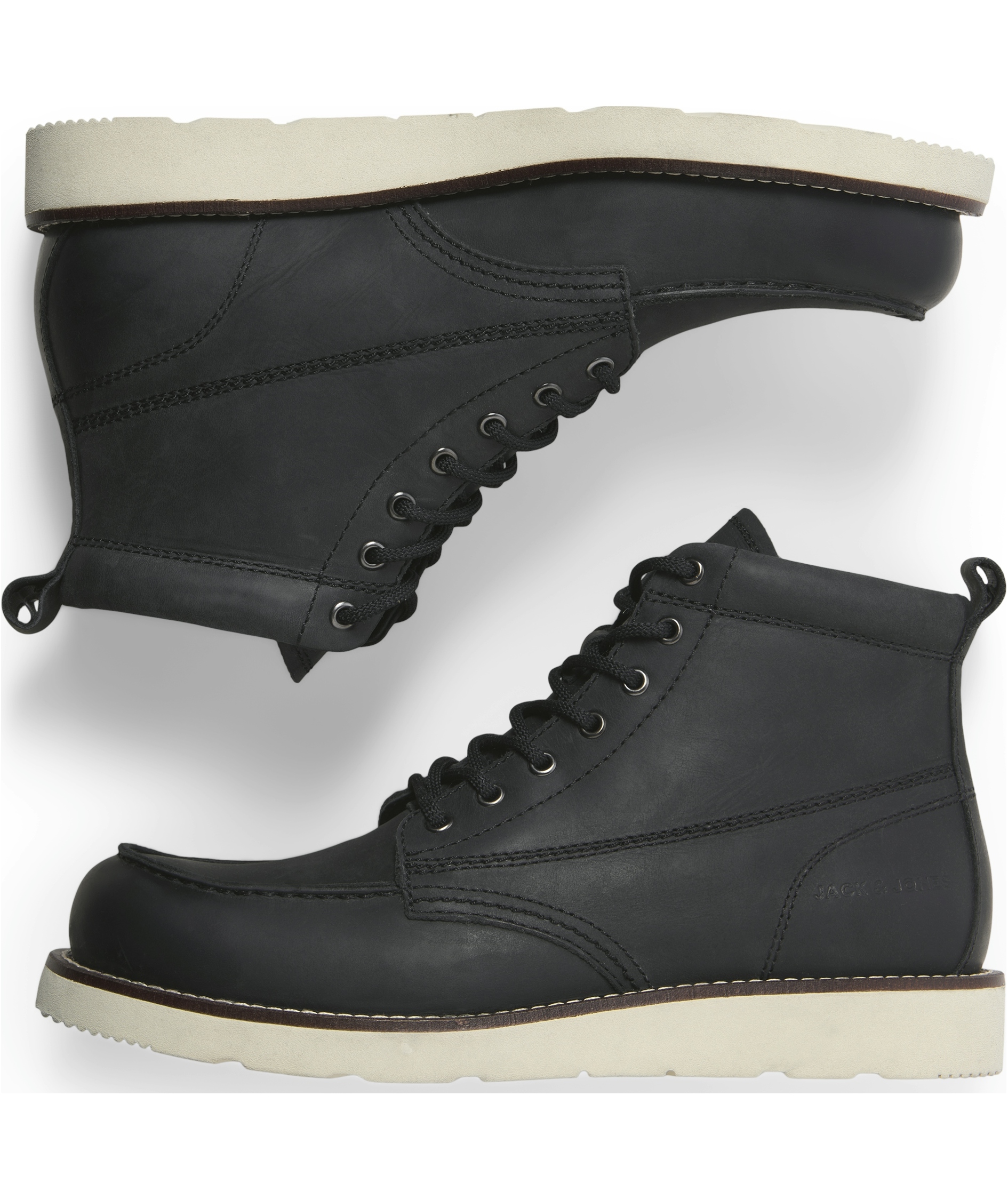 Jack & Jones JFWTORONTO l&aelig;derst&oslash;vler, Black, large image number 6