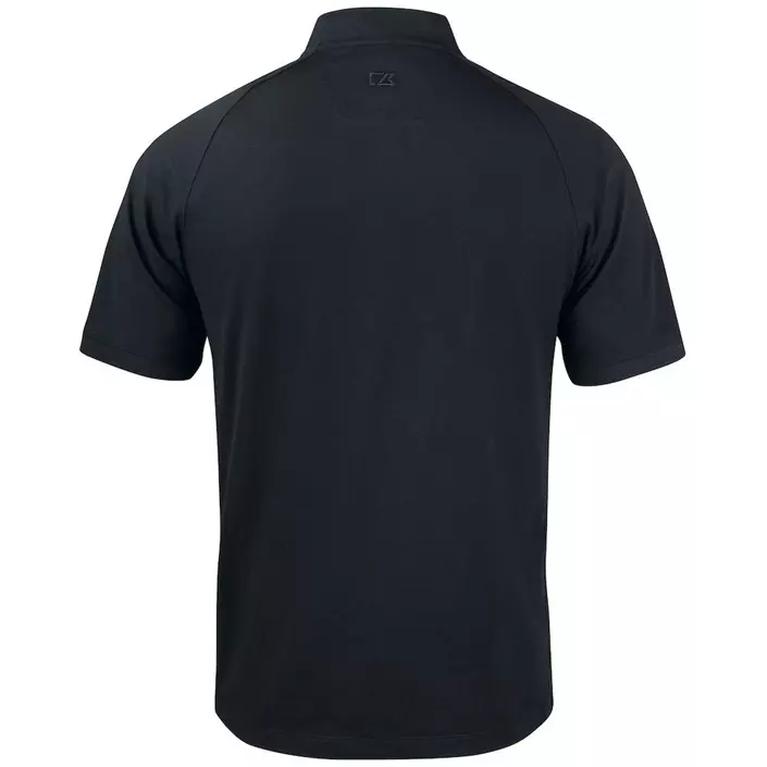 Cutter & Buck Advantage stand-up collar polo T-shirt, Black, large image number 1