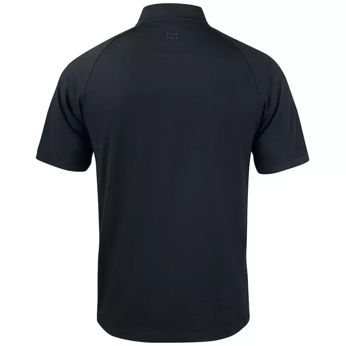 Cutter & Buck Advantage stand-up collar polo T-shirt, Black, large image number 1