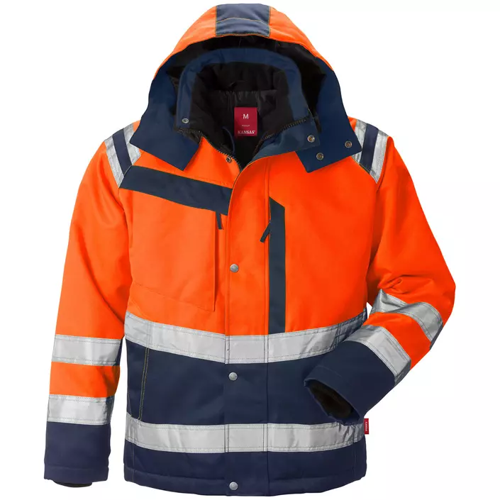 Kansas winter jacket 4043, Hi-vis Orange/Marine, large image number 0