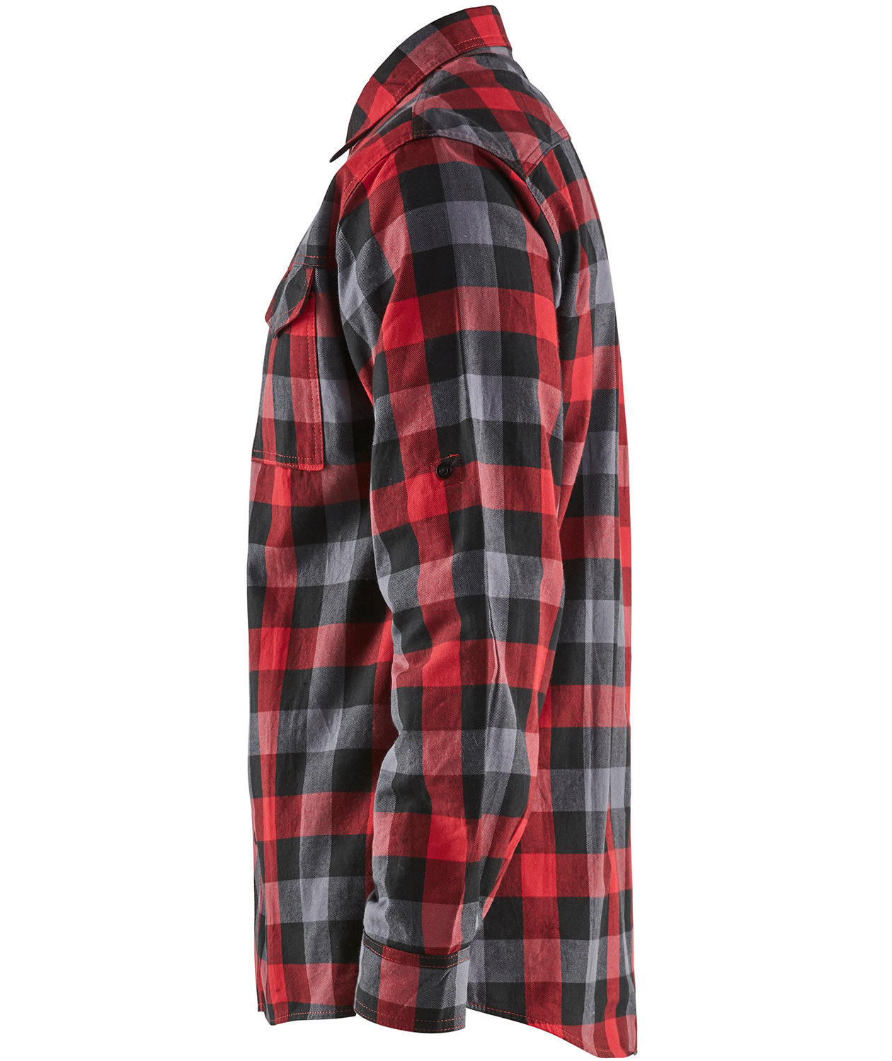 Bl&aring;kl&auml;der flannel lumberjack shirt, Red/Black, large image number 3
