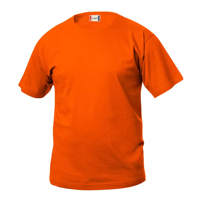 Clique Basic børne T-shirt, Orange, large image number 0