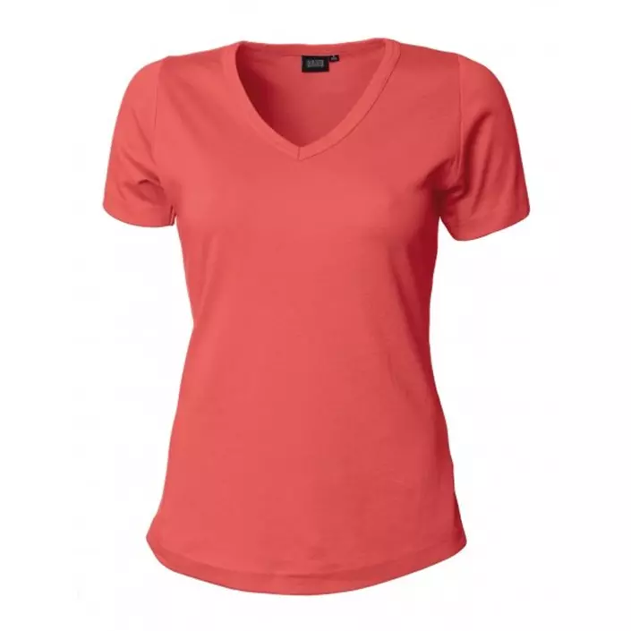 ID Interlock Damen T-Shirt, Koralle, large image number 0