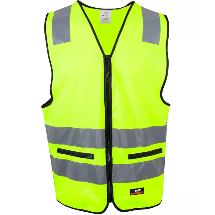 YOU Holmslund reflective safety vest, Hi-Vis Yellow, large image number 0