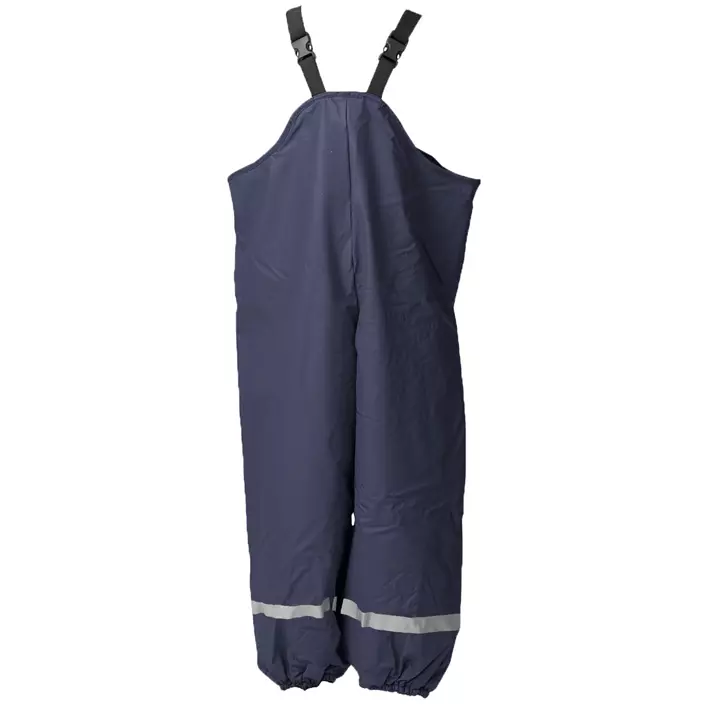 ELKA regnhängselbyxa till barn, Navy, large image number 0