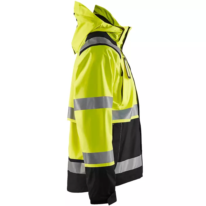 Blåkläder shell jacket, Hi-vis Yellow/Black, large image number 4