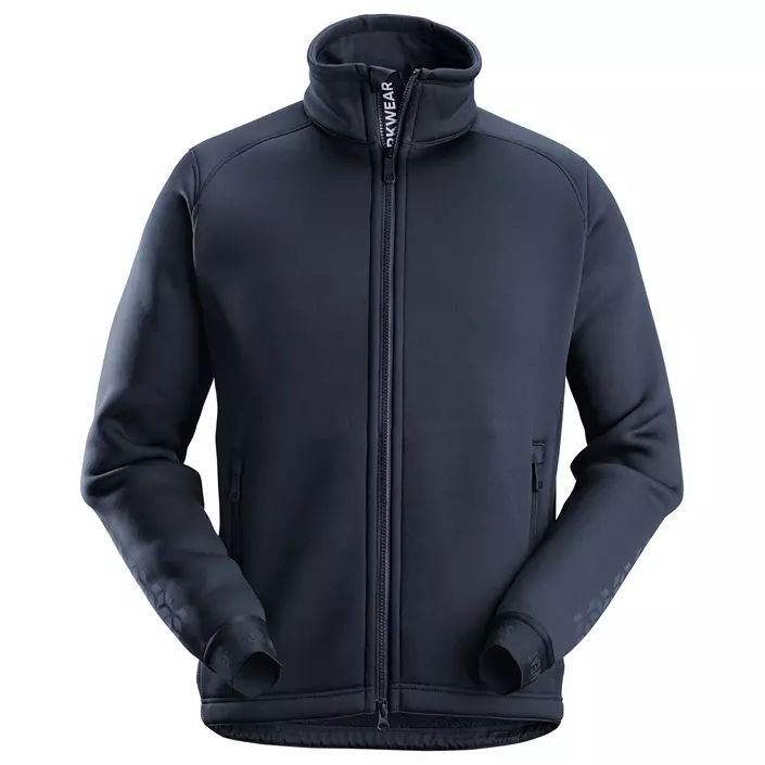 Snickers FlexiWork fleece jacket 8018, Navy, large image number 0