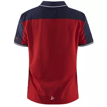 Craft Noble pique polo T-shirt, Bright red