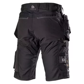 L.Brador 1470PB craftsman shorts, Black