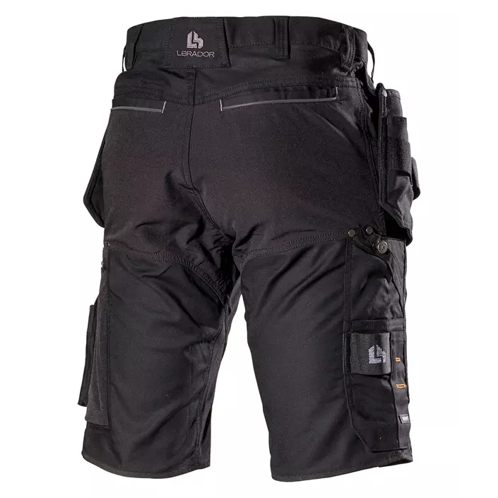 L.Brador 1470PB craftsman shorts, Black, large image number 1