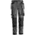 Snickers AllroundWork women's craftsman trousers 6247, Steel Grey/Black, Steel Grey/Black, swatch