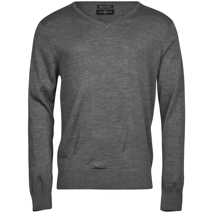 Tee Jays knitted sweater, Grey melange, large image number 0