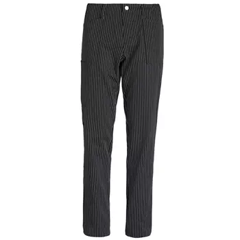Kentaur  trousers, Black/White Striped